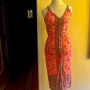 Lucky Brand XS long Multi color Dress